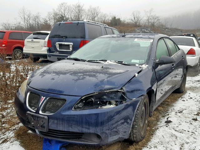 1G2ZF57B584303696 - 2008 PONTIAC G6 VALUE L BLUE photo 2