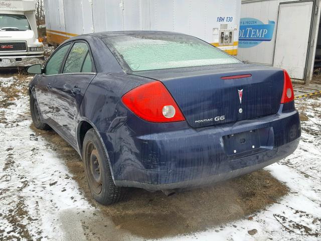 1G2ZF57B584303696 - 2008 PONTIAC G6 VALUE L BLUE photo 3