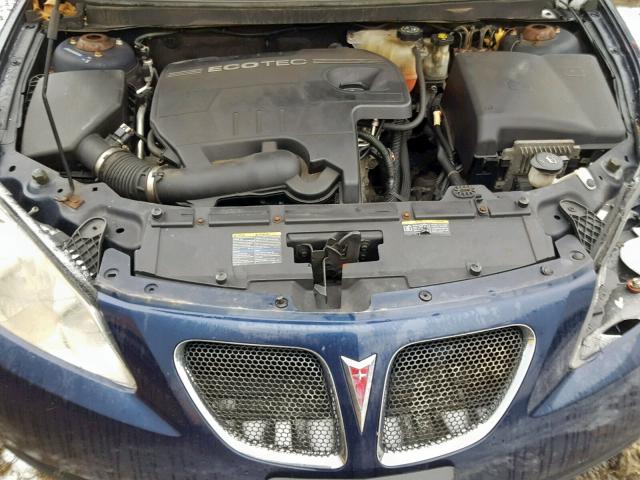 1G2ZF57B584303696 - 2008 PONTIAC G6 VALUE L BLUE photo 7