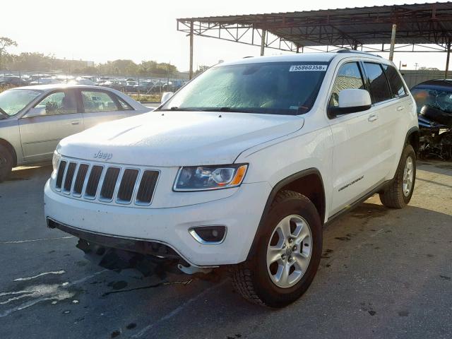 1C4RJEAG4EC387025 - 2014 JEEP GRAND CHER WHITE photo 2