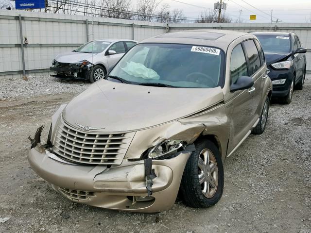 3C8FY68B93T557393 - 2003 CHRYSLER PT CRUISER GOLD photo 2