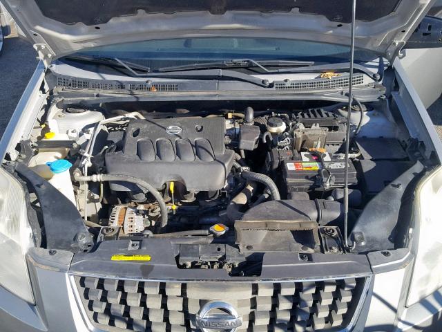 3N1AB61E97L633091 - 2007 NISSAN SENTRA 2.0 SILVER photo 7