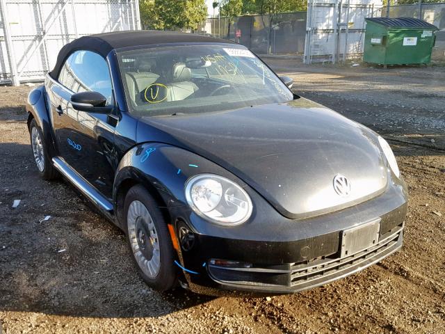 3VW5P7AT0EM802102 - 2014 VOLKSWAGEN BEETLE BLACK photo 1