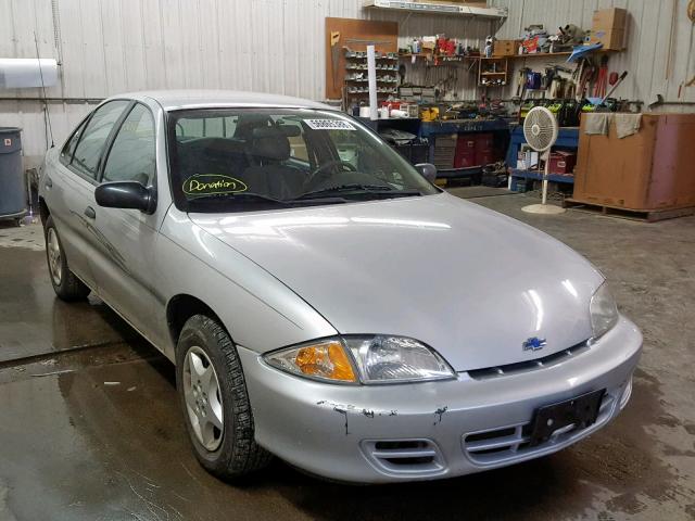 1G1JC524217190734 - 2001 CHEVROLET CAVALIER B GRAY photo 1