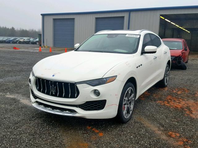 ZN661YULXHX214716 - 2017 MASERATI LEVANTE S WHITE photo 2