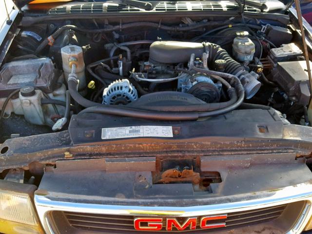 1GTDT13W32K198126 - 2002 GMC SONOMA BLUE photo 7