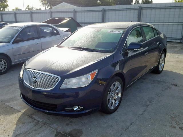 1G4GE5ED1BF262971 - 2011 BUICK LACROSSE C BLUE photo 2