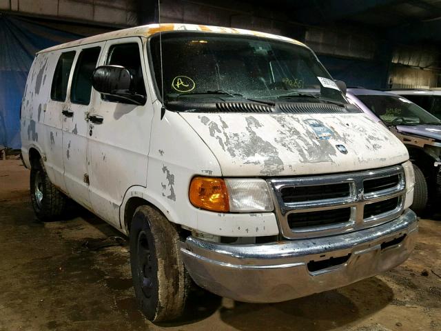 2D6WB11X63K519346 - 2003 DODGE RAM VAN B1 WHITE photo 1