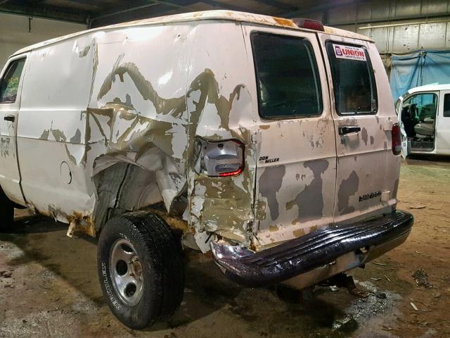 2D6WB11X63K519346 - 2003 DODGE RAM VAN B1 WHITE photo 9