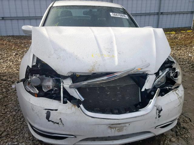 1C3CCBAB7EN104905 - 2014 CHRYSLER 200 LX WHITE photo 9