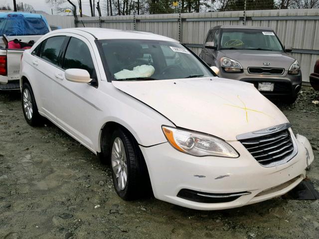 1C3CCBAB3CN281772 - 2012 CHRYSLER 200 LX WHITE photo 1