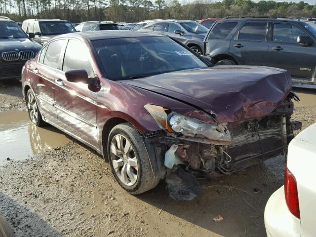 1HGCP36868A076711 - 2008 HONDA ACCORD EXL MAROON photo 1