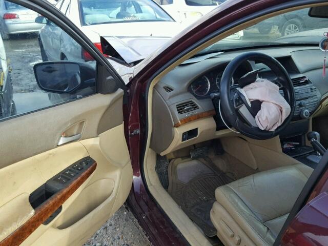 1HGCP36868A076711 - 2008 HONDA ACCORD EXL MAROON photo 9