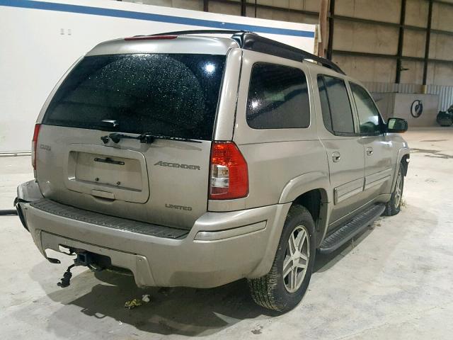 4NUET16PX36100555 - 2003 ISUZU ASCENDER L SILVER photo 4