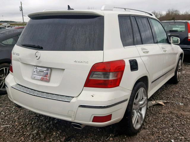 WDCGG8HB1CF930516 - 2012 MERCEDES-BENZ GLK 350 4M WHITE photo 4