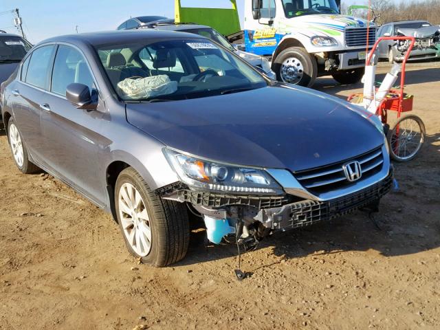 1HGCR2F83FA050911 - 2015 HONDA ACCORD EXL GRAY photo 1