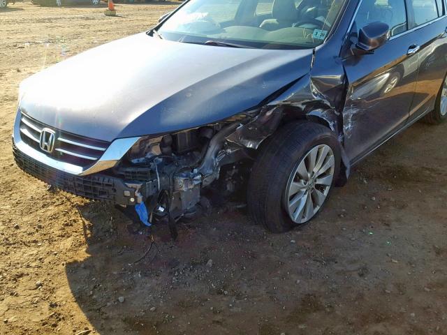 1HGCR2F83FA050911 - 2015 HONDA ACCORD EXL GRAY photo 9