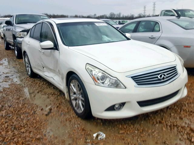 JN1CV6AP9BM509631 - 2011 INFINITI G37 BASE WHITE photo 1