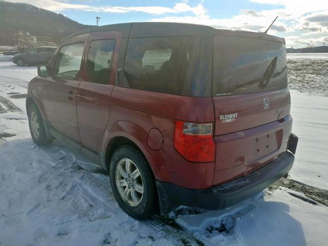 5J6YH28798L016162 - 2008 HONDA ELEMENT EX RED photo 3