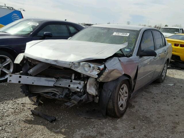 1G1ZS58F57F304206 - 2007 CHEVROLET MALIBU LS SILVER photo 2