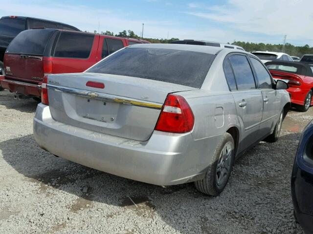 1G1ZS58F57F304206 - 2007 CHEVROLET MALIBU LS SILVER photo 4