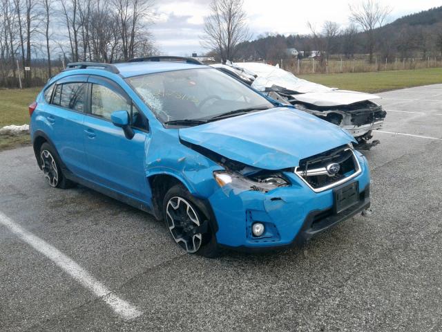 JF2GPABC9H8214684 - 2017 SUBARU CROSSTREK BLUE photo 1