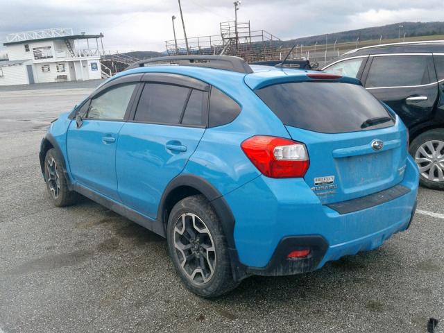 JF2GPABC9H8214684 - 2017 SUBARU CROSSTREK BLUE photo 3