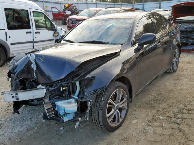 JTHCK262185021402 - 2008 LEXUS IS 250 BLACK photo 2