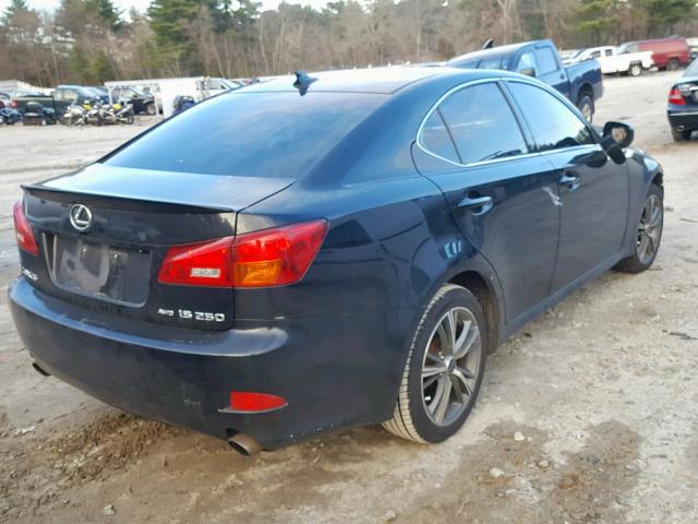 JTHCK262185021402 - 2008 LEXUS IS 250 BLACK photo 4