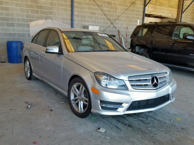 WDDGF4HB0DA853997 - 2013 MERCEDES-BENZ C 250 SILVER photo 1