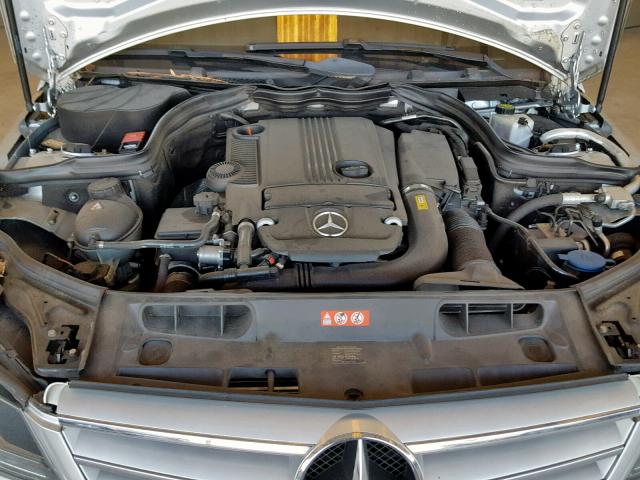 WDDGF4HB0DA853997 - 2013 MERCEDES-BENZ C 250 SILVER photo 7