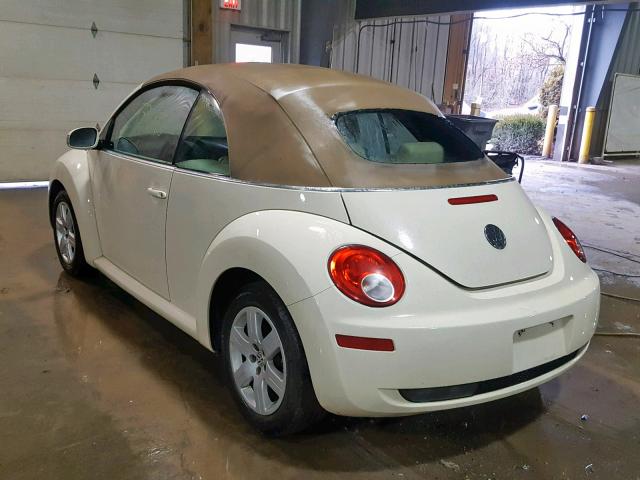 3VWRF31Y57M404458 - 2007 VOLKSWAGEN NEW BEETLE Weiß Foto 3
