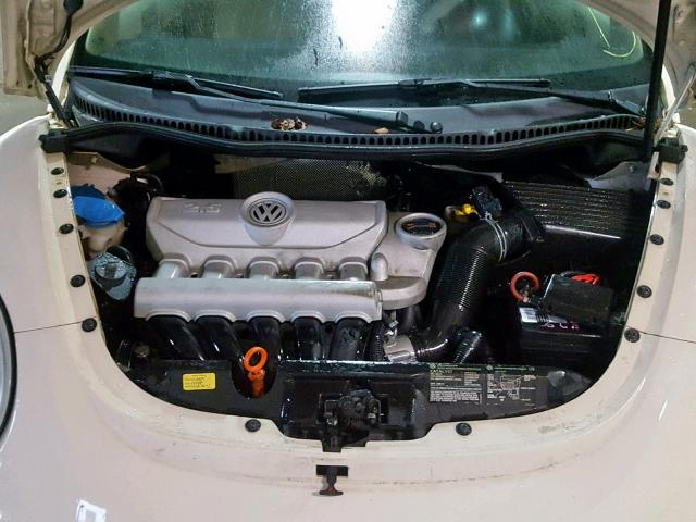 3VWRF31Y57M404458 - 2007 VOLKSWAGEN NEW BEETLE Weiß Foto 7