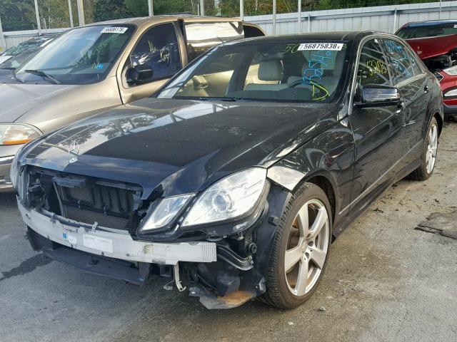 WDDHF8HB6AA077947 - 2010 MERCEDES-BENZ E 350 4MAT BLACK photo 2