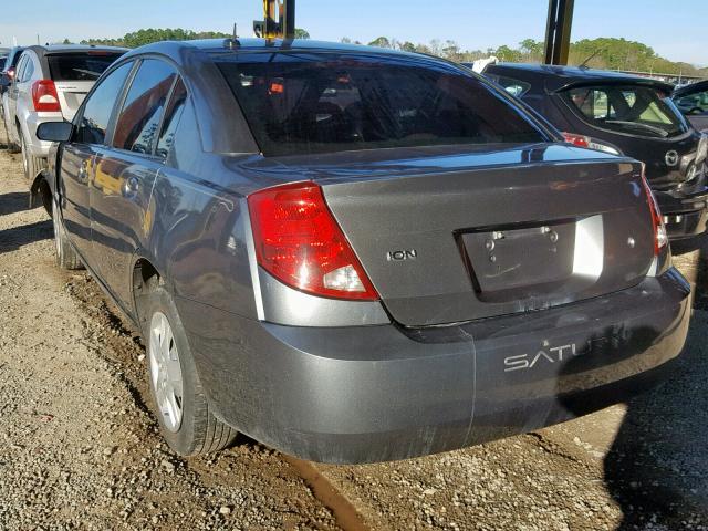 1G8AJ55F46Z119468 - 2006 SATURN ION GRAY photo 3