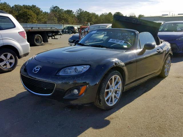 JM1NC2NF1C0226686 - 2012 MAZDA MX-5 MIATA BLACK photo 2