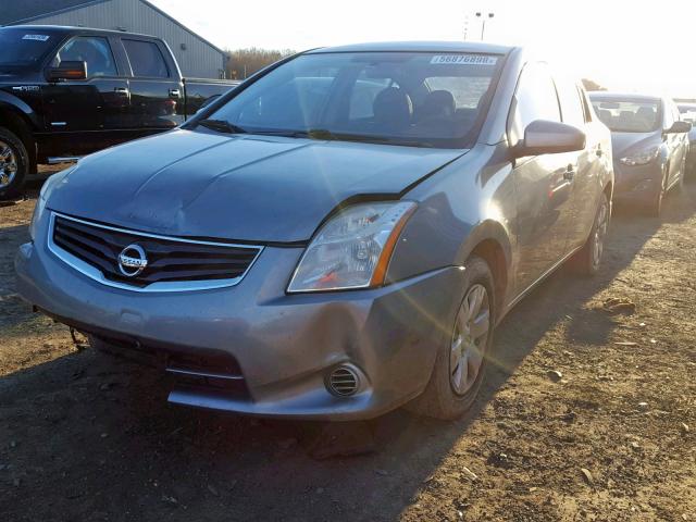 3N1AB6AP3CL706032 - 2012 NISSAN SENTRA 2.0 GRAY photo 2