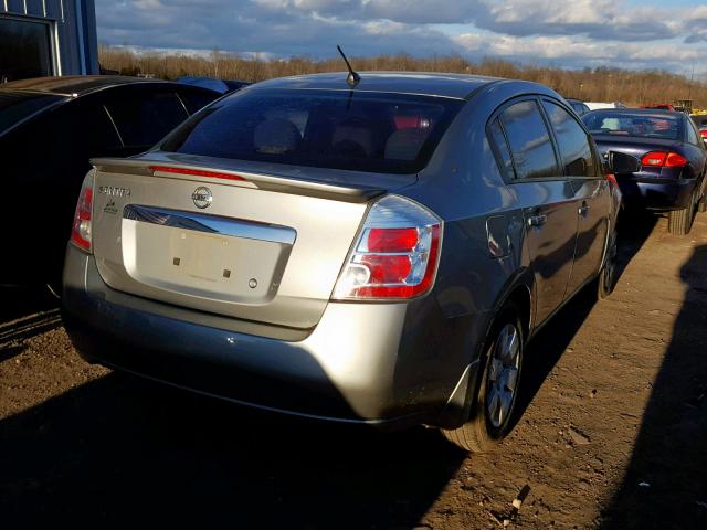 3N1AB6AP3CL706032 - 2012 NISSAN SENTRA 2.0 GRAY photo 4