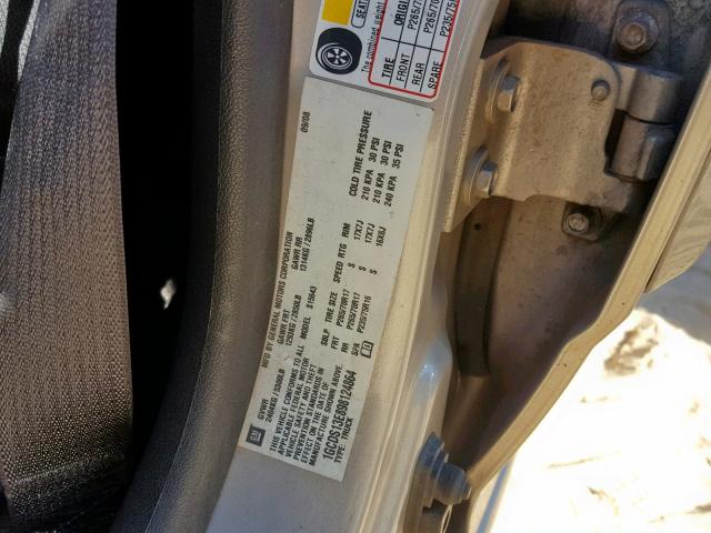 1GCDS13E898124864 - 2009 CHEVROLET COLORADO TAN photo 10