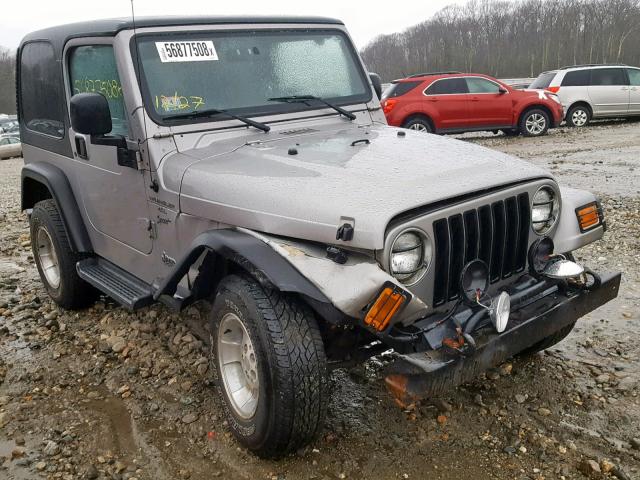 1J4FA49S31P373944 - 2001 JEEP WRANGLER / GRAY photo 9