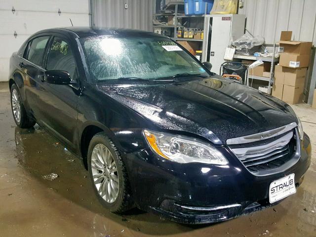 1C3CCBAB9CN257055 - 2012 CHRYSLER 200 LX BLACK photo 1