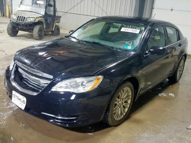 1C3CCBAB9CN257055 - 2012 CHRYSLER 200 LX BLACK photo 2