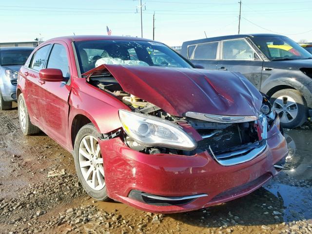 1C3CCBBBXDN550463 - 2013 CHRYSLER 200 TOURIN MAROON photo 1