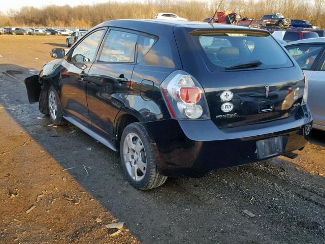 5Y2SP67049Z468612 - 2009 PONTIAC VIBE BLACK photo 3