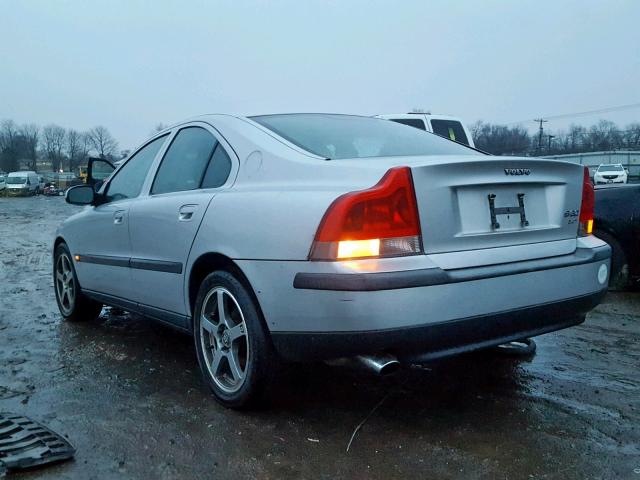 YV1RS58D432275931 - 2003 VOLVO S60 2.4T SILVER photo 3