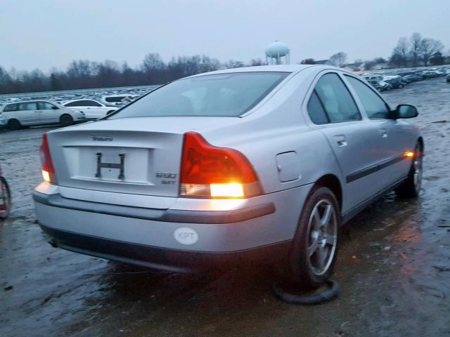 YV1RS58D432275931 - 2003 VOLVO S60 2.4T SILVER photo 4