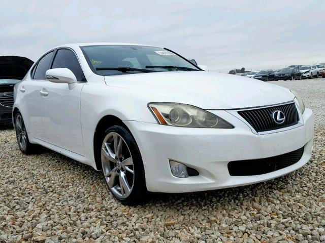 JTHBK262292089559 - 2009 LEXUS IS 250 WHITE photo 1