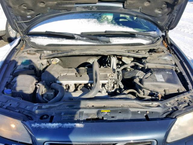 YV1RS592572635582 - 2007 VOLVO S60 2.5T BLUE photo 7