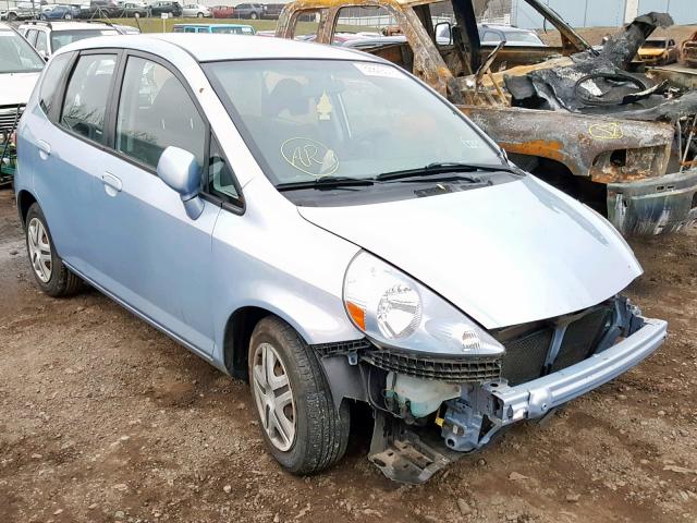 JHMGD38448S002344 - 2008 HONDA FIT BLUE photo 1