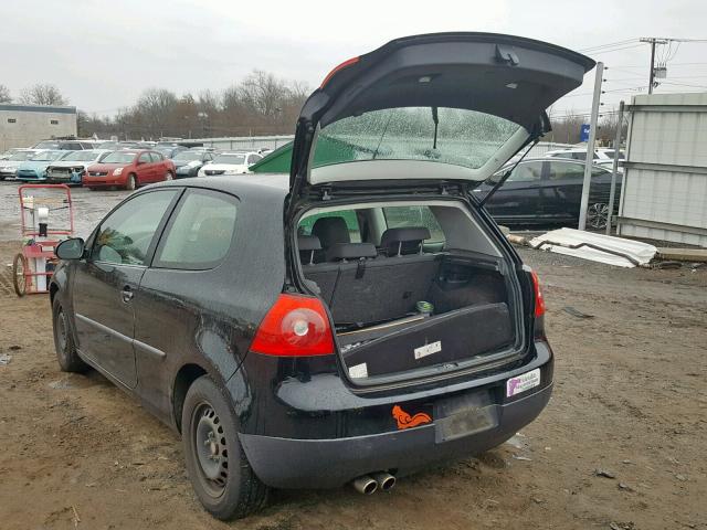 WVWBB71K08W228570 - 2008 VOLKSWAGEN RABBIT BLACK photo 3